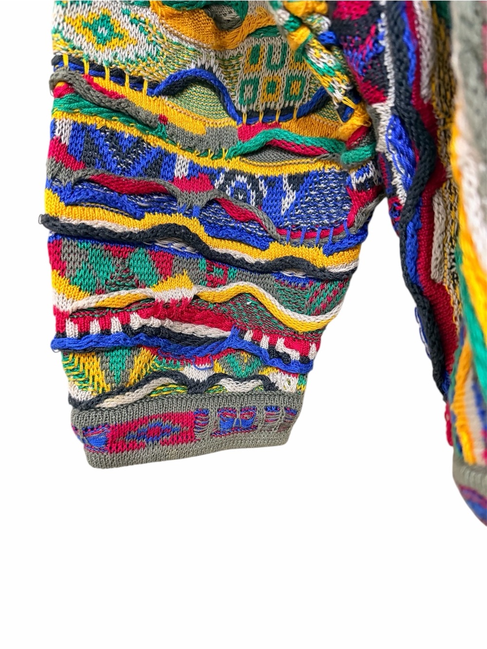 Vintage COOGI Crewneck Sweater Large Men's Multicolor Y2K Streetwear - Picture 7 of 12